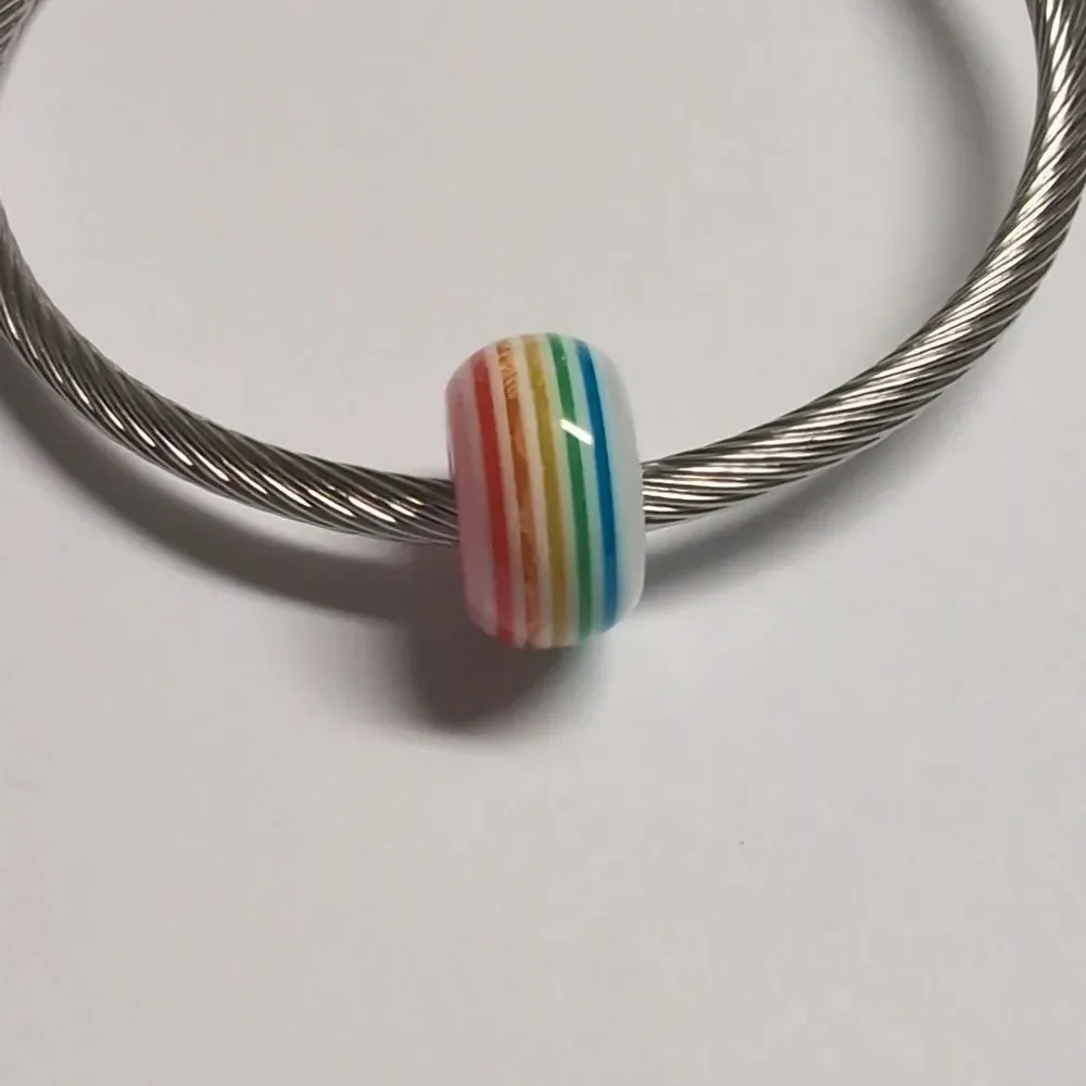 Rainbow Charm for Pandora Style‎ Bracelet